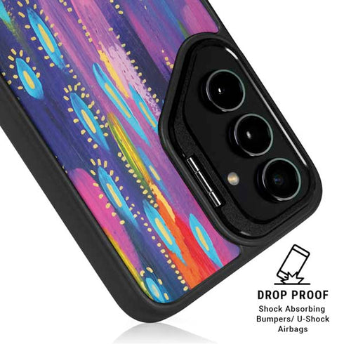 Kaleidoscope Brush Stroke by Etta Vee Galaxy S25 Plus Kickstand Case