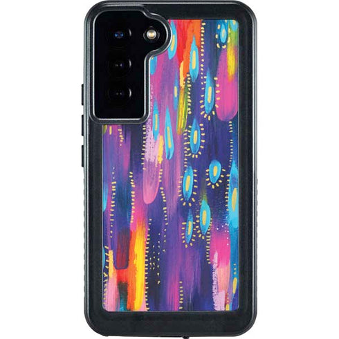 Kaleidoscope Brush Stroke by Etta Vee Galaxy S24 Plus Waterproof Case