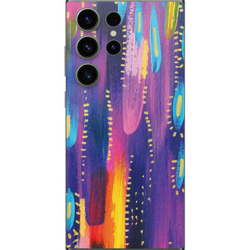 Kaleidoscope Brush Stroke by Etta Vee Galaxy S24 Ultra Skin
