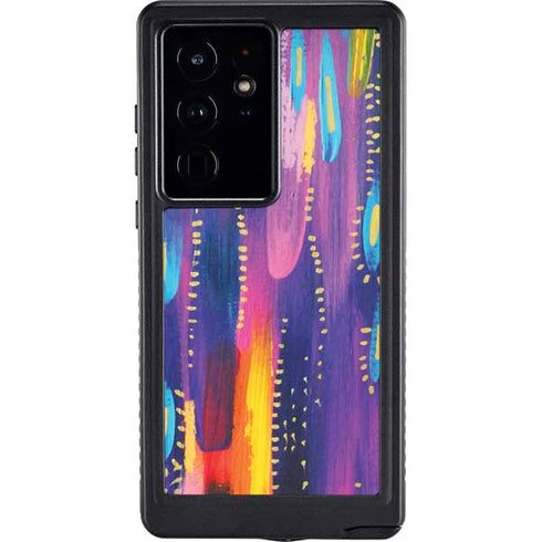 Kaleidoscope Brush Stroke by Etta Vee Galaxy S24 Ultra Waterproof Case