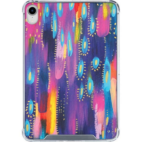 Kaleidoscope Brush Stroke by Etta Vee iPad 11th Gen (2025) Clear Case