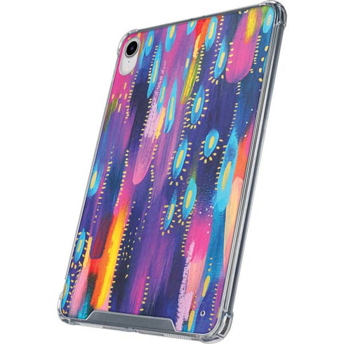 Kaleidoscope Brush Stroke by Etta Vee iPad 11th Gen (2025) Clear Case