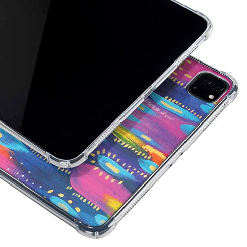 Kaleidoscope Brush Stroke by Etta Vee iPad Pro 11in (2024) Clear Case