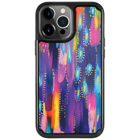 Kaleidoscope Brush Stroke by Etta Vee iPhone Cases