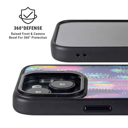 Kaleidoscope Brush Stroke by Etta Vee iPhone 14 Plus Kickstand Case
