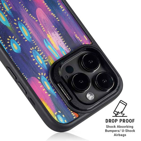 Kaleidoscope Brush Stroke by Etta Vee iPhone 14 Pro Max Kickstand Case