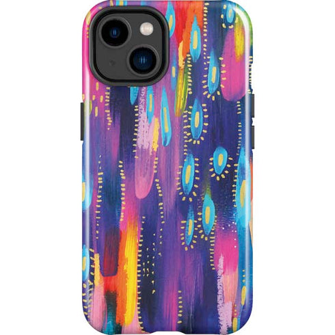 Kaleidoscope Brush Stroke by Etta Vee iPhone 15 Impact Case