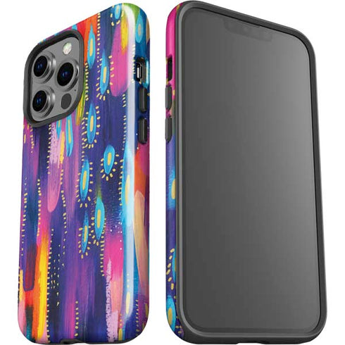 Kaleidoscope Brush Stroke by Etta Vee iPhone 15 Pro Impact Case