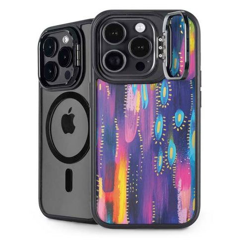 Kaleidoscope Brush Stroke by Etta Vee iPhone 15 Pro Kickstand Case