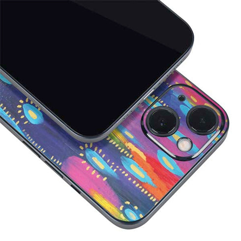 Kaleidoscope Brush Stroke by Etta Vee iPhone 15 Skin