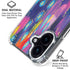 Kaleidoscope Brush Stroke by Etta Vee iPhone 16 Clear Case