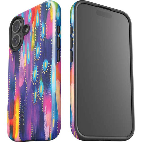 Kaleidoscope Brush Stroke by Etta Vee iPhone 16 Impact Case