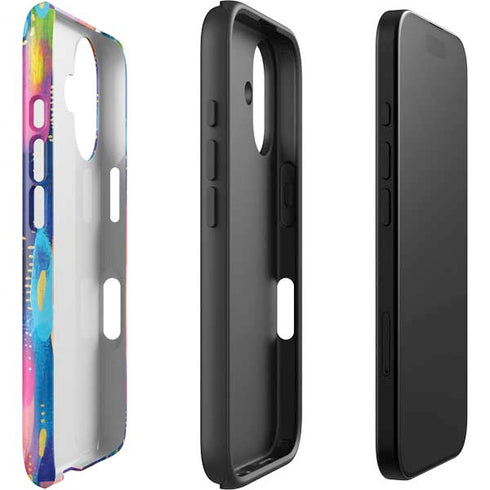 Kaleidoscope Brush Stroke by Etta Vee iPhone 16 Plus Impact Case