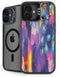 Kaleidoscope Brush Stroke by Etta Vee iPhone 16 Plus Kickstand Case