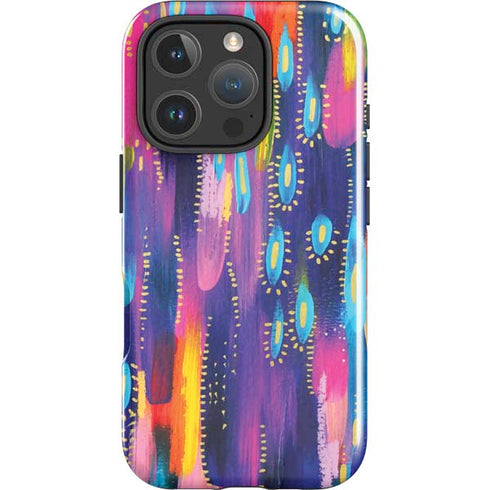 Kaleidoscope Brush Stroke by Etta Vee iPhone 16 Pro Impact Case