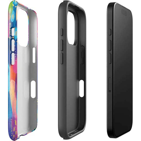 Kaleidoscope Brush Stroke by Etta Vee iPhone 16 Pro Impact Case