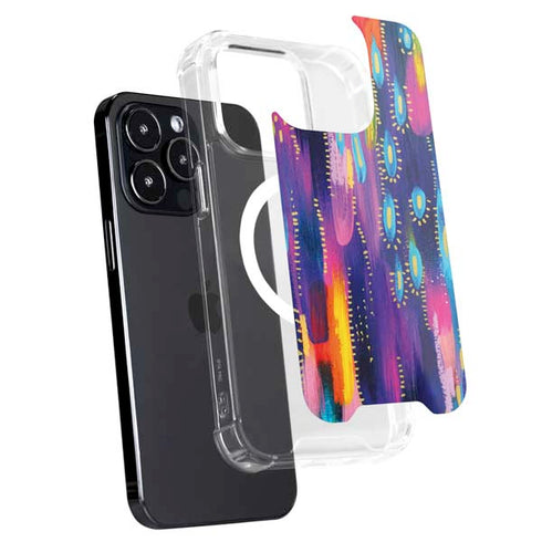 Kaleidoscope Brush Stroke by Etta Vee iPhone 16 Pro MagSafe Case