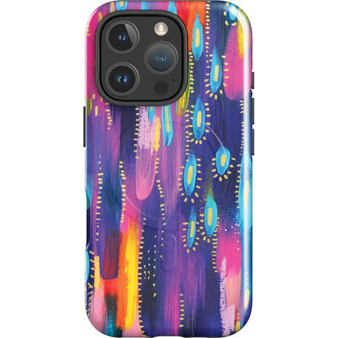 Kaleidoscope Brush Stroke by Etta Vee iPhone 16 Pro Magsafe Impact Case