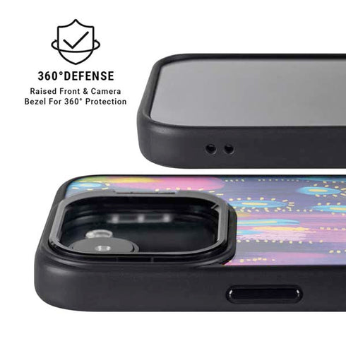 Kaleidoscope Brush Stroke by Etta Vee iPhone 16e Kickstand Case