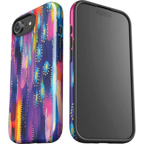 Kaleidoscope Brush Stroke by Etta Vee iPhone 16e Impact Case