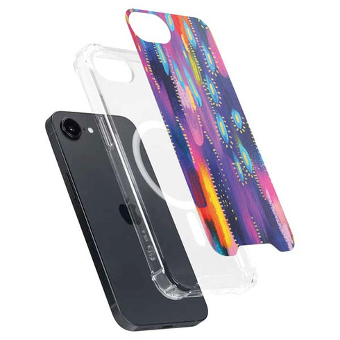 Kaleidoscope Brush Stroke by Etta Vee iPhone 16e MagSafe Case