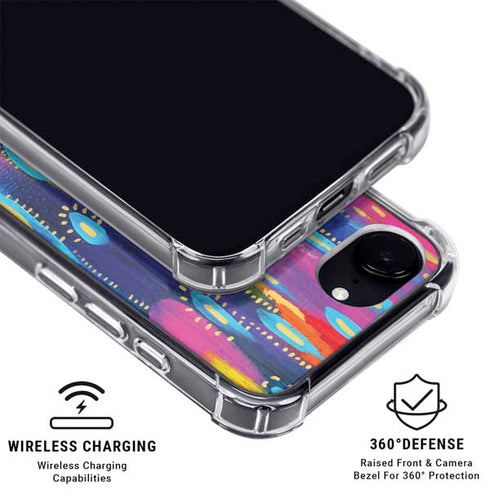 Kaleidoscope Brush Stroke by Etta Vee iPhone 16e MagSafe Case