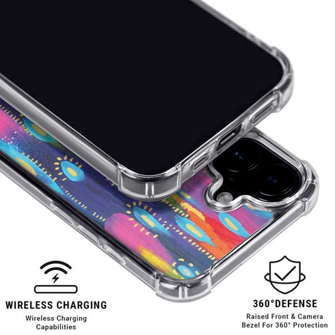 Kaleidoscope Brush Stroke by Etta Vee iPhone 17 MagSafe Case