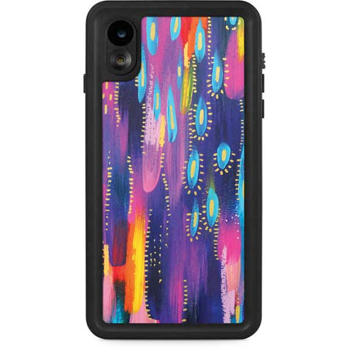 Kaleidoscope Brush Stroke by Etta Vee iPhone Cases