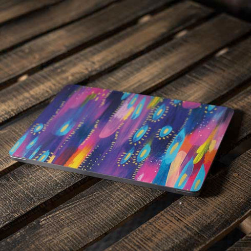 Kaleidoscope Brush Stroke by Etta Vee Apple MacBook Air Skin