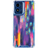 Kaleidoscope Brush Stroke by Etta Vee Moto G Play 4G (2024) Clear Case