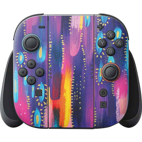 Kaleidoscope Brush Stroke by Etta Vee Nintendo Switch 2 (2025) Joy-Con Controller Skin