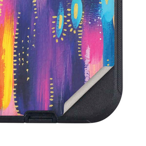 Kaleidoscope Brush Stroke by Etta Vee Otterbox Defender iPhone Skin