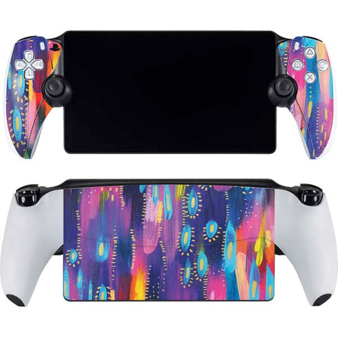 Kaleidoscope Brush Stroke by Etta Vee PlayStation PS5 Skins