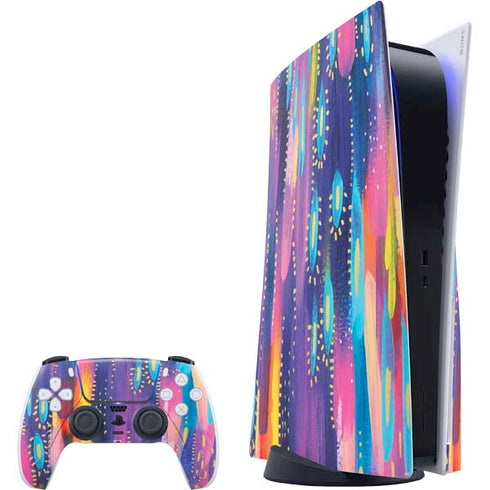 Kaleidoscope Brush Stroke by Etta Vee PlayStation PS5 Skins