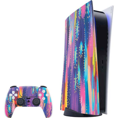 Kaleidoscope Brush Stroke by Etta Vee PlayStation PS5 Skins