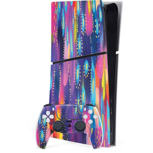 Kaleidoscope Brush Stroke by Etta Vee PlayStation PS5 Skins