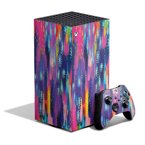 Kaleidoscope Brush Stroke by Etta Vee XBox Series X Digital Edition Bundle Skin