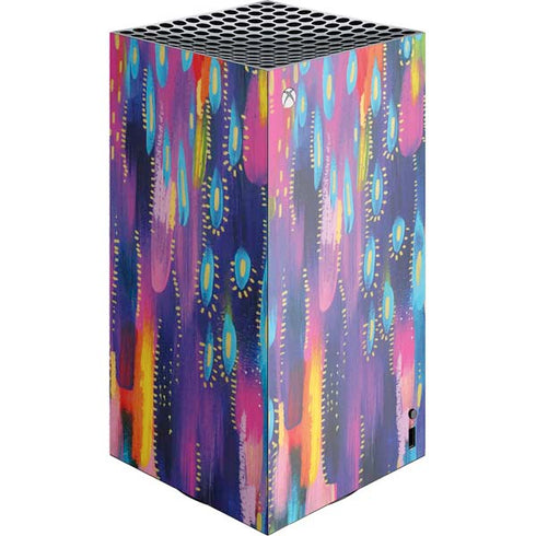 Kaleidoscope Brush Stroke by Etta Vee XBox Series X Digital Edition Console Skin