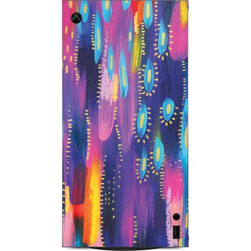 Kaleidoscope Brush Stroke by Etta Vee XBox Series X Digital Edition Console Skin