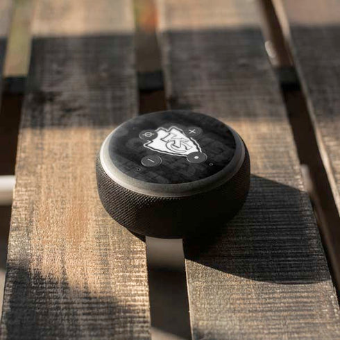 NFL Kansas City Chiefs Black & White Amazon Echo Dot Skin