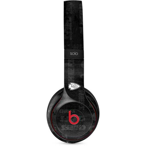 NFL Kansas City Chiefs Black & White Beats Solo 3 Wireless Skin