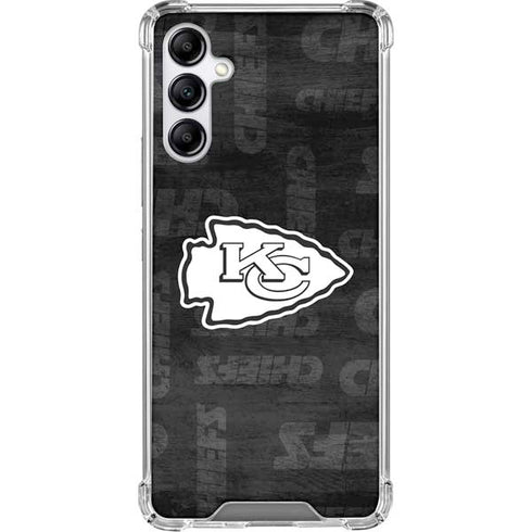 NFL Kansas City Chiefs Black & White Gabb Phone 4 Clear Case