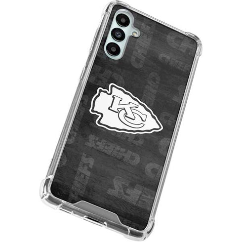 NFL Kansas City Chiefs Black & White Gabb Phone 4 Clear Case