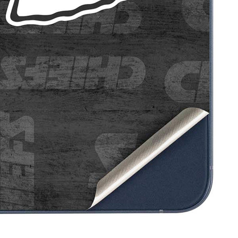 NFL Kansas City Chiefs Black & White Galaxy A35 5G Skin