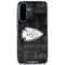 NFL Kansas City Chiefs Black & White Galaxy A36 5G Clear Case