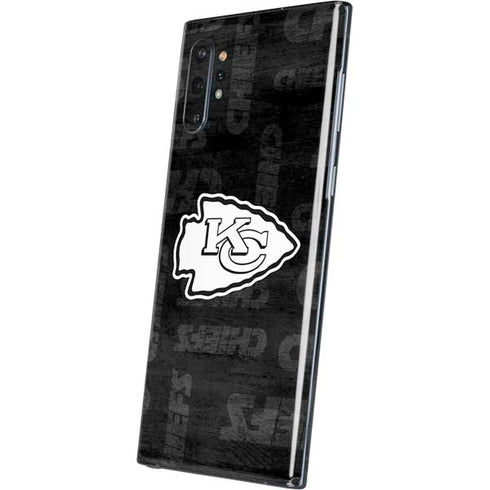 NFL Kansas City Chiefs Black & White Galaxy Note 10 Plus Skin
