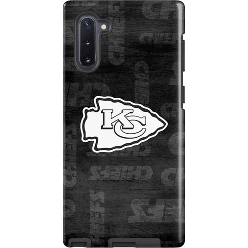 NFL Kansas City Chiefs Black & White Galaxy Cases