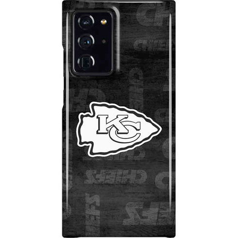 NFL Kansas City Chiefs Black & White Galaxy Cases