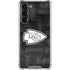 NFL Kansas City Chiefs Black & White Galaxy S24 FE Clear Case