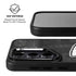 NFL Kansas City Chiefs Black & White Galaxy S25 Kickstand Case